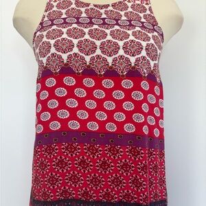 Summer Lightweight Printed Dress, Size L